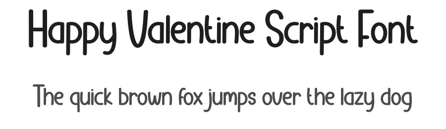 Happy Valentine Script Font by creativeletter — Display Font