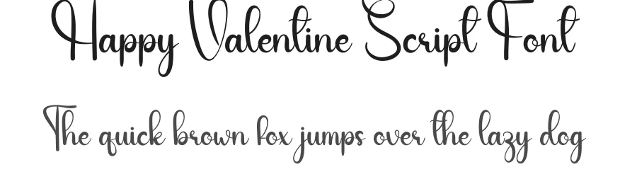 Happy Valentine Script Font by creativeletter — Script Handwritten Font