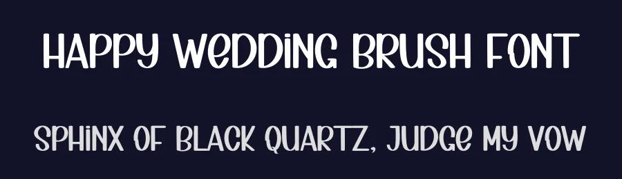 Happy Wedding Brush Font by inermediaSTUDIO — Display Font — thumbnail 2