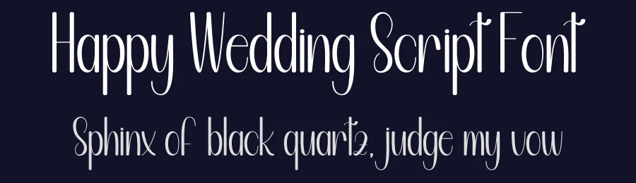 Happy Wedding Script Font by creativeletter — Script Handwritten Font — thumbnail 2