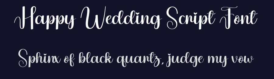 Happy Wedding Script Font by creativeletter — Script Handwritten Font — thumbnail 2