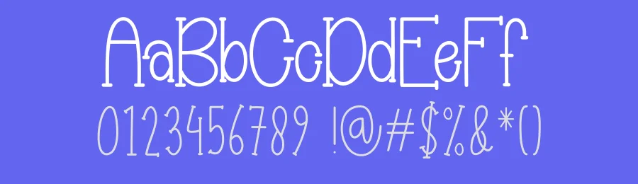 Happy Weekend Display Font by creativeletter — Display Font — thumbnail 3