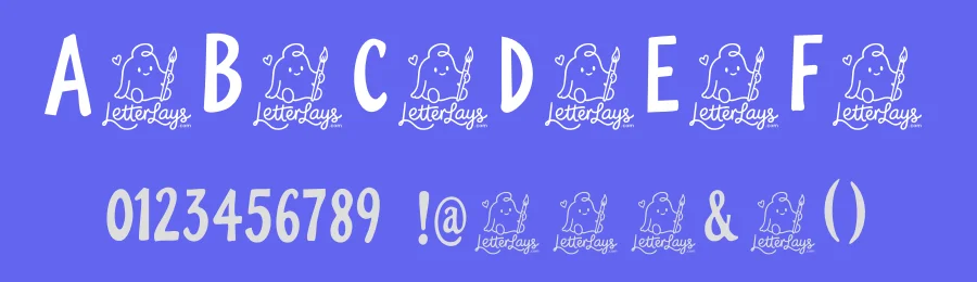 Happy Wiggle Free Font by Letterlays — Display Font — thumbnail 3