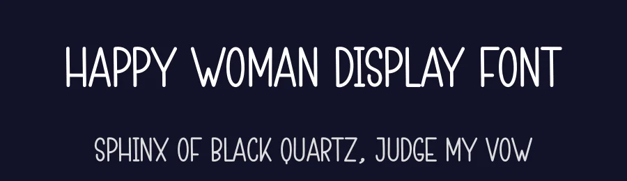 Happy Woman Display Font by andikastudio — Script Handwritten Font — thumbnail 2