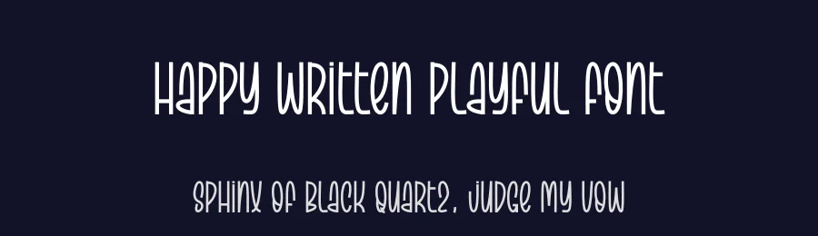 Happy Written Playful Font by andikastudio — Display Font — thumbnail 2