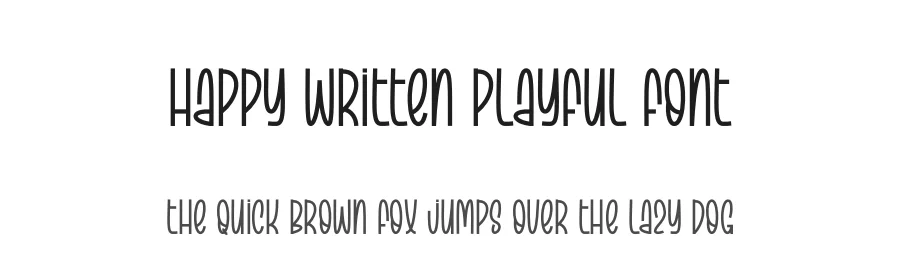 Happy Written Playful Font by andikastudio — Display Font