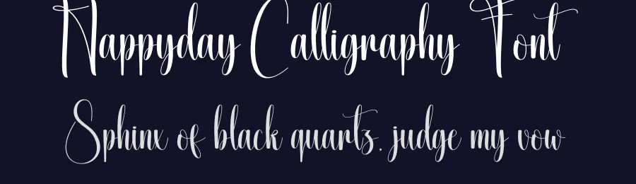 Happyday Calligraphy Font by creativeletter — Script Handwritten Font — thumbnail 2