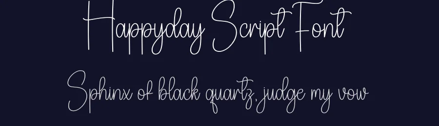 Happyday Script Font by creativeletter — Script Handwritten Font — thumbnail 2