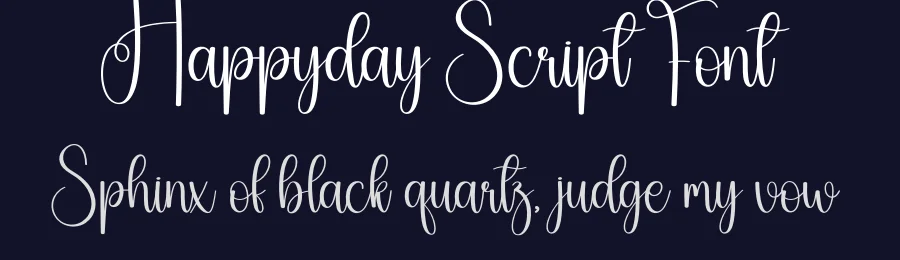 Happyday Script Font by creativeletter — Script Handwritten Font — thumbnail 2