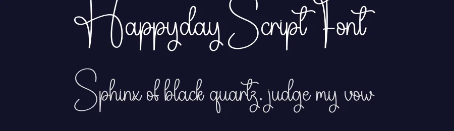Happyday Script Font by creativeletter — Script Handwritten Font — thumbnail 2