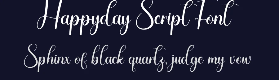 Happyday Script Font by creativeletter — Script Handwritten Font — thumbnail 2