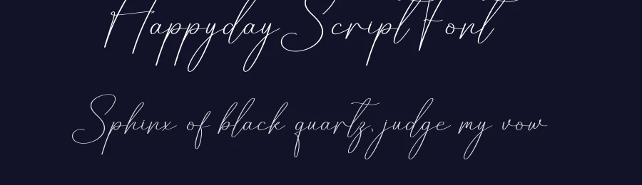 Happyday Script Font by creativeletter — Script Handwritten Font — thumbnail 2