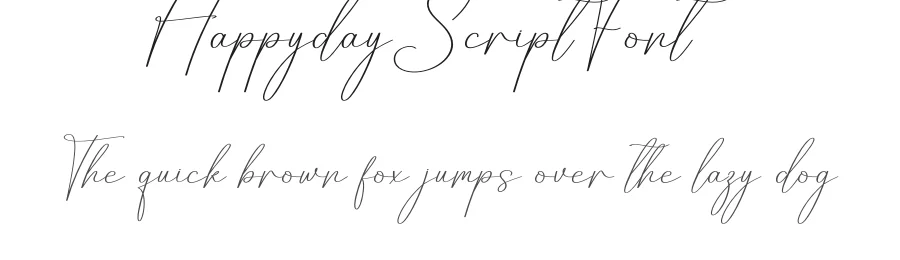 Happyday Script Font by creativeletter — Script Handwritten Font
