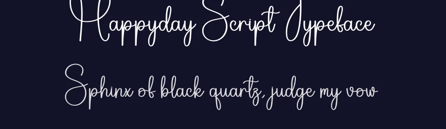 Happyday Script Typeface by creativeletter — Script Handwritten Font — thumbnail 2