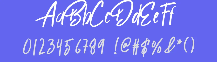 Happymonday Script Font by creativeletter — Script Handwritten Font — thumbnail 3