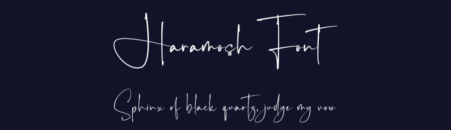 Haramosh Font by Rantautype — Script Handwritten Font — thumbnail 2