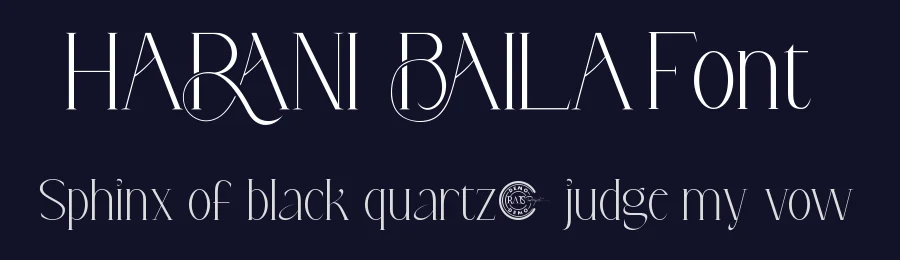 Harani Baila Font by RaisProject — Display Font — thumbnail 2