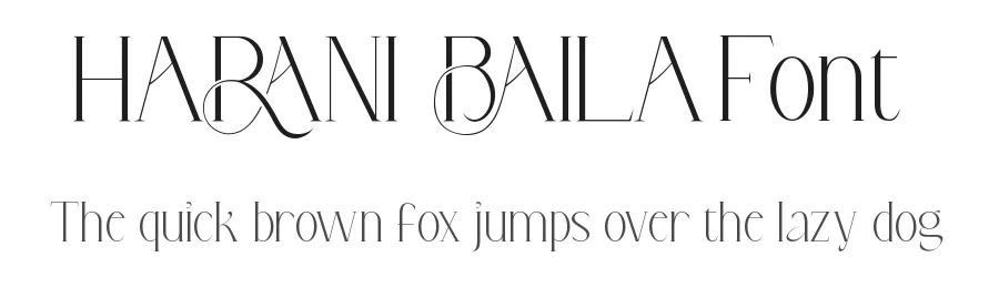 Harani Baila Font by RaisProject — Display Font