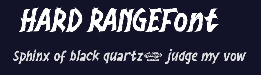 Hard Range Font by noahtype — Decorative Font — thumbnail 2
