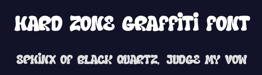 Hard Zone Graffiti Font by Cikareotype Studio — Display Font — thumbnail 2