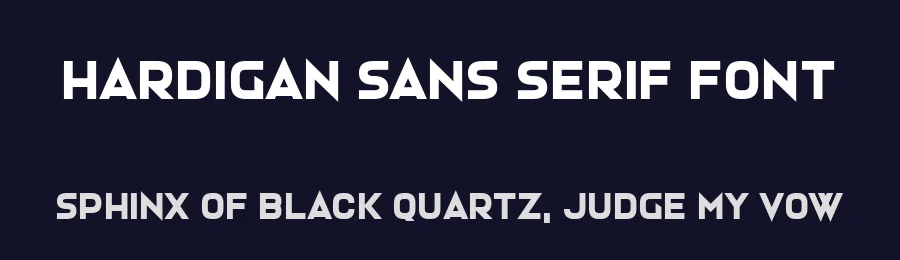 Hardigan Sans Serif Font by Chequered Ink — Display Font — thumbnail 2
