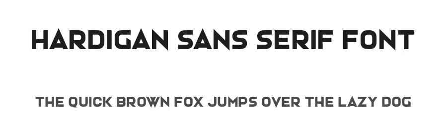 Hardigan Sans Serif Font by Chequered Ink — Display Font
