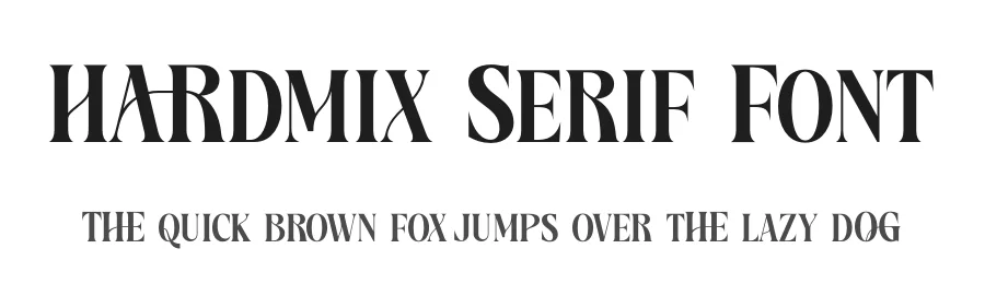 Hardmix Serif Font by timelesstype.co — Serif Font