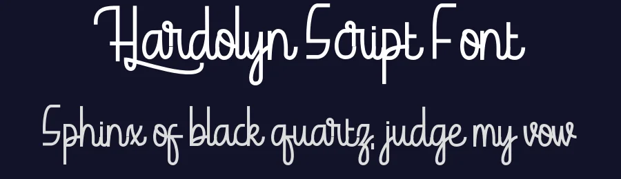 Hardolyn Script Font by Gartype Studio — Script Handwritten Font — thumbnail 2