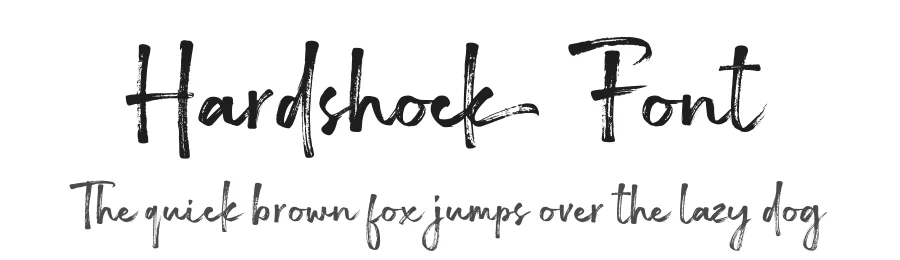 Hardshock Font by Subectype Studio — Script Handwritten Font