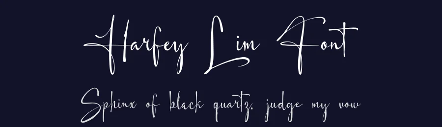 Harfey Lim Font by Denustudios — Script Handwritten Font — thumbnail 2