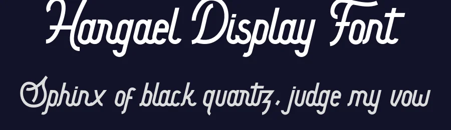 Hargael Display Font by Vultype Co. — Display Font — thumbnail 2