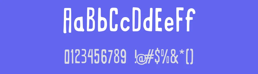 Harganoz Tall Handmade Display Font by Mei Suseno — Decorative Font — thumbnail 3