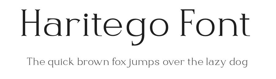 Haritego Font by Amorfa Type — Serif Font