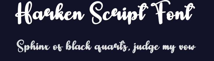 Harken Script Font by andikastudio — Script Handwritten Font — thumbnail 2