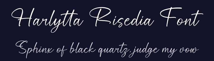 Harlytta Risedia Font by perspectype — Script Handwritten Font — thumbnail 2