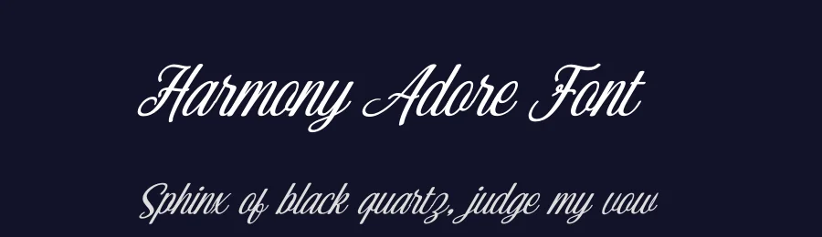 Harmony Adore Font by Rantautype — Script Handwritten Font — thumbnail 2