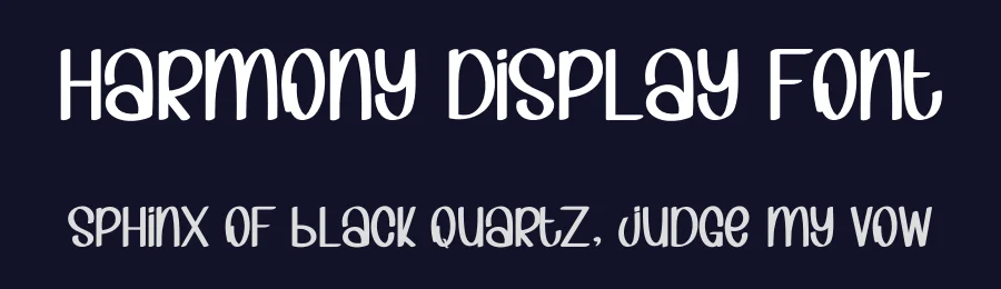 Harmony Display Font by inermediaSTUDIO — Display Font — thumbnail 2