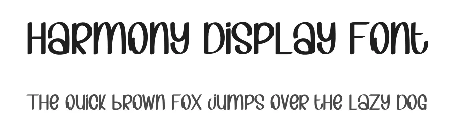 Harmony Display Font by inermediaSTUDIO — Display Font