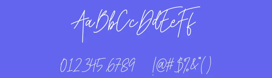Harmony Signature Font by qwrtype — Script Handwritten Font — thumbnail 3