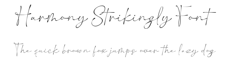Harmony Strikingly Font by letterflystudio — Script Handwritten Font
