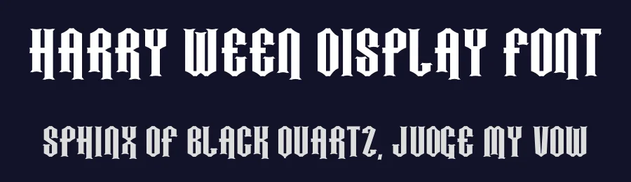 Harry Ween Display Font by Funtype — Display Font — thumbnail 2