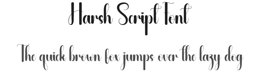 Harsh Script Font by andikastudio — Script Handwritten Font