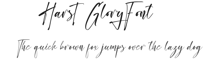 Harst Glory Font by edricstudio — Script Handwritten Font