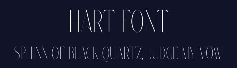 Hart Font by vpcreativeshop — Display Font — thumbnail 2