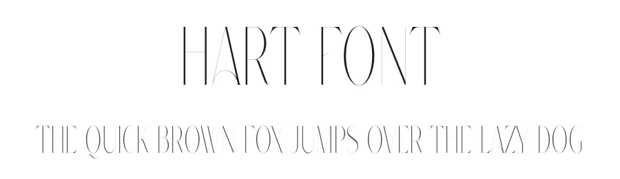 Hart Font by vpcreativeshop — Display Font