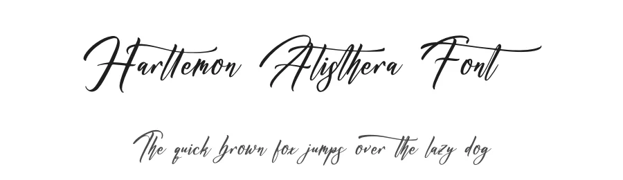 Harttemon Alisthera Font by letterenastudios — Script Handwritten Font