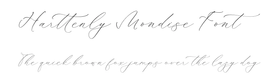 Harttenly Mondise Font by Storytype — Script Handwritten Font