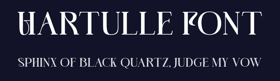 Hartulle Font by madeDeduk — Display Font — thumbnail 2