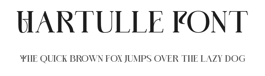 Hartulle Font by madeDeduk — Display Font