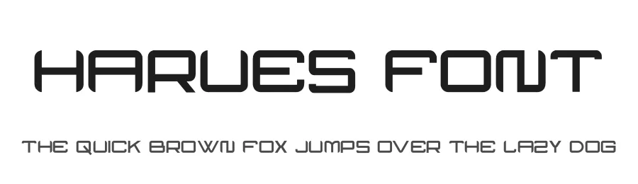 Harues Font by hayoyuka8 — Display Font